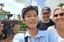 Hoian coconut basket boat ride & marble sculptor from Danang city