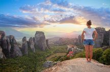 Meteora Sunset with Monastery & Hermit Caves Tour in Small Group