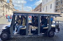 Rome Night Tour Highlights by Luxury Golf Cart