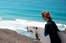 Learn to surf on the endless beaches in southern Fuerteventura