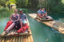 Martha Brea River Rafting and Bluehole Tour from Montego Bay 
