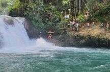 Martha Brea River Rafting and Bluehole Tour from Montego Bay 