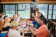 Halong Bay Luxury Cruise Day Tour with Buffet Lunch and Pick Up