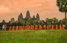 Private Guided Angkor Sunrise Half Day Tour with 3 Main Temples 