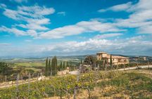 Aperitif on the Terrace of Podere Montale at Sunset