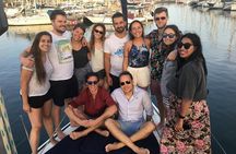 Barcelona Sunset Sailing with Open Bar of Cava and Snacks 