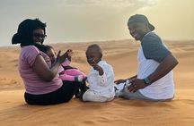 Exclusive Desert Safari Camel Ride Sandboard & Buffet BBQ Dinner
