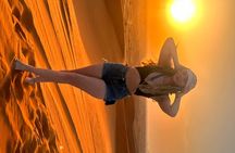 Dubai Desert Safari BBQ & Shows & Quad & Camel Ride & Falcon Pics