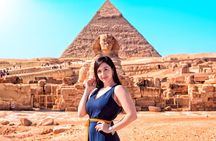 Tour to Giza Pyramids, Sphinx, Valley Temple, Camel Ride & Lunch