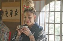 Enjoy a tea ceremony in a beautiful garden