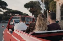 Vintage Fiat 500 Cabriolet: Rome's Highlight Semi Private Tour