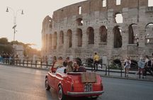 Vintage Fiat 500 Cabriolet: Rome's Highlight Semi Private Tour