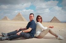 Giza Pyramids, the Grand Egyptian museum " GEM " 