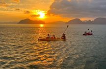 Twilight Sea Canoe Tour with Sea Cave Kayaking in Phang Nga Bay