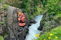 Zipline Adventure Through Glerárgil River Canyon in Akureyri Town
