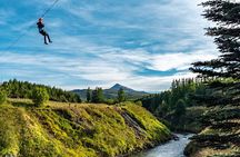 Zipline Adventure Through Glerárgil River Canyon in Akureyri Town