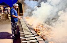 Private desert safari pick up by 4WD & BBQ dinner 