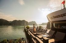 Overnight Halong Bay Cruise Including Transfer Service and Kayaking or Bamboo Boat Activities