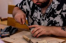 Wine tasting and Carving lesson in Santorini