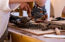 Wine tasting and Carving lesson in Santorini
