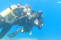 Diving baptism with cylinders (Introdive) at the Capo Carbonara Marine Protected Area