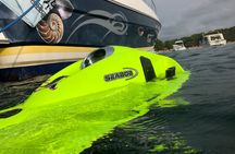 Tour in Seabob Secret Caves of Cala Bassa with Paella and Sangria