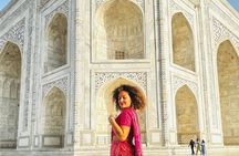 "Overnight Taj Mahal Tour from Delhi by Private AC Car" 