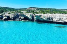 Blue Lagoon Latchi Pafos, glass bottom boat+water slide F/D trip