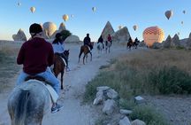 Magical horse ride with balloon in Cappadocia