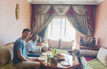 Old local Market visit+Moroccan cooking class with a local family