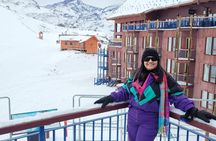 Panoramic Andes Valle Nevado and Farellones