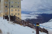 Panoramic Andes Valle Nevado and Farellones