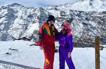 Panoramic Andes Valle Nevado and Farellones