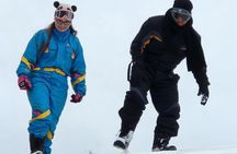 Panoramic Andes Valle Nevado and Farellones