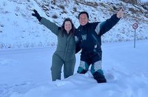 Panoramic Andes Valle Nevado and Farellones