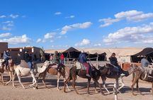 Agafay Desert Sunset tour with camel ride ,dinner and show 