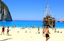 TURTLE SPOTTING, TURTLE ISLAND, KERI CAVES. Zakynthos Island..