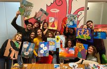 Paint n’ Sip in Rome: Unlimited Wine & Pizza in Piazza Navona