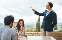 Aperitif on the Terrace of Podere Montale at Sunset