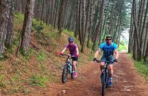 Mountain Biking on Vrmac peninsula - Panoramic view on Kotor bay 