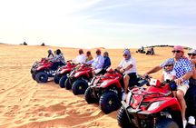 Vip desert safari camel ride, quad bike and BBQ