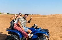 Self Drive Quad Bike in Open Desert With Sand Boarding and Camels