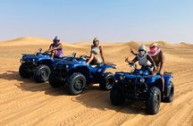 Self Drive Quad Bike in Open Desert With Sand Boarding and Camels