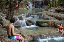 Erawan Waterfall & Train Tour from Kanchanaburi – Full Day