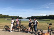 Electric 2-wheeler tour of the Chateau Park and Gardens