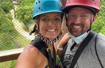 Zipline Canopy, Horseback Ride and Catamaran Cruise Experience