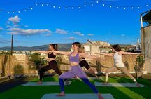 Outdoor Yoga and Pilates with Akropolis view 