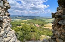 Czech countryside scenical hike to the castle, local deli tasting