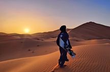 Camels Ride and Camping at Moroccan Sahara Desert