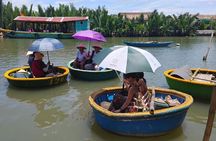 Basket Boat ride to Coconut Jungle &Hoi An city Tour,Night Market